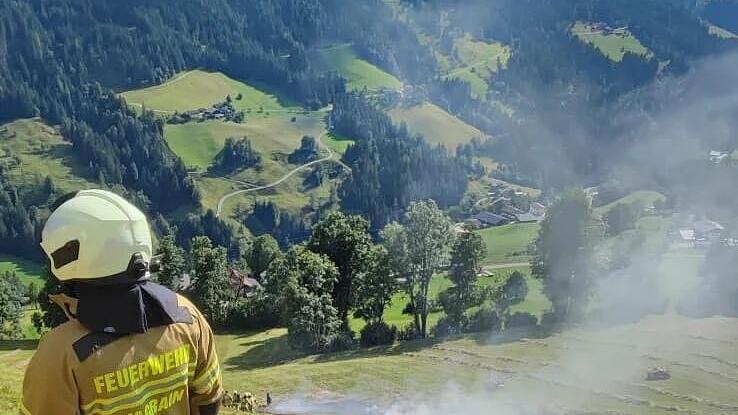 Fahrzeugbrand in Wagrain