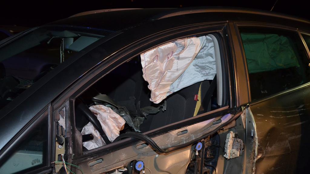 Vier Verletzte bei Crash auf B167