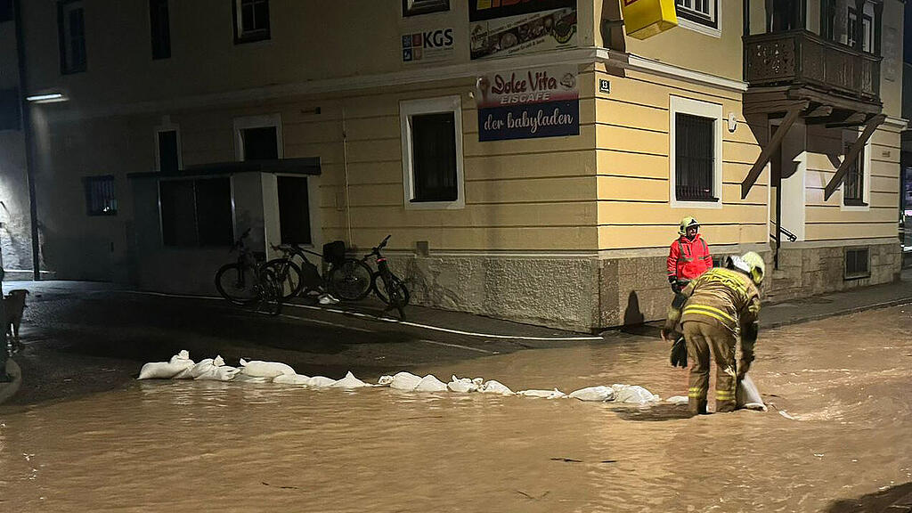 unwettereinsatz saalfelden