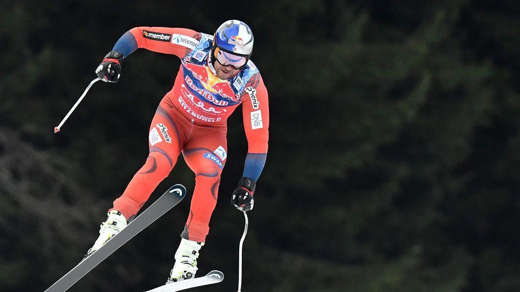 Abfahrtstraining in Kitzbühel