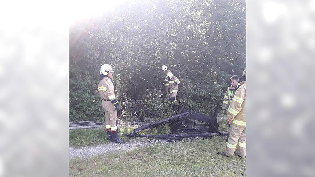 Brand Hochstand Nussdorf