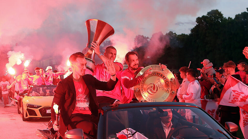 Meisterfeier FC Red Bull Salzburg 2022