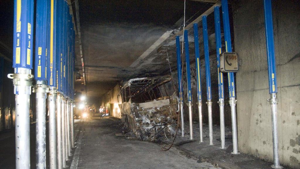 Fahrzeugbrand in Gleinalmtunnel