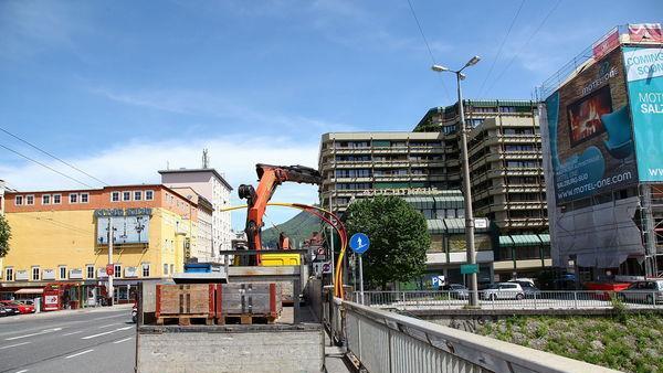 Ab 7. Juli neue Großbaustelle in Salzburg: Die Lehener Brücke wird generalsaniert.