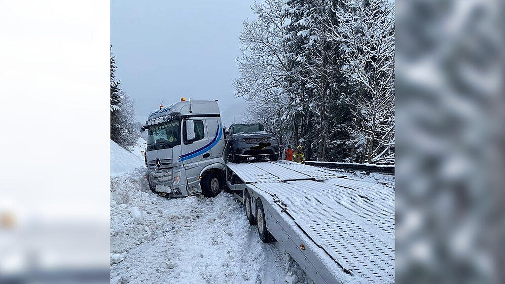 Lkw-Unfall in Mühlbach am Hochkönig