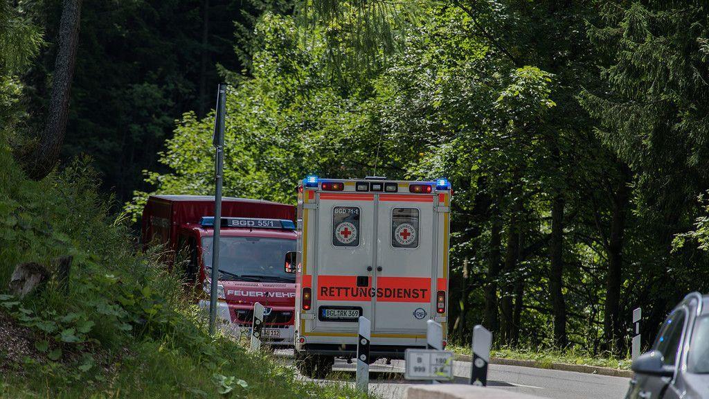 Schwerer Motorradunfall am Rossfeld