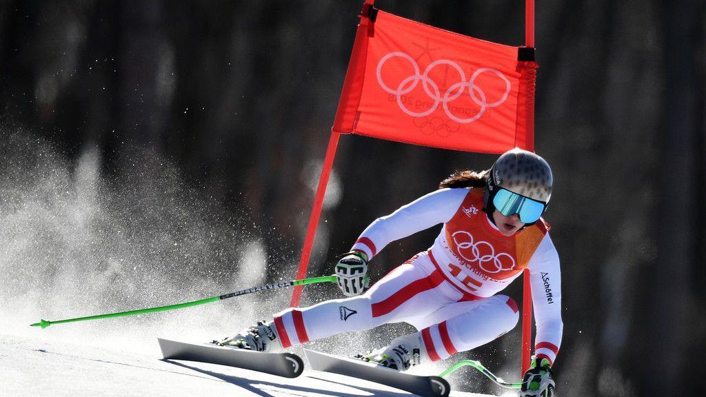 Olympia: Anna Veith holt Super-G-Silber