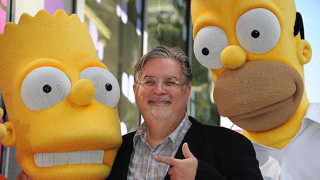 "Die Simpsons"-Erfinder Matt Groening mit Bart und Homer