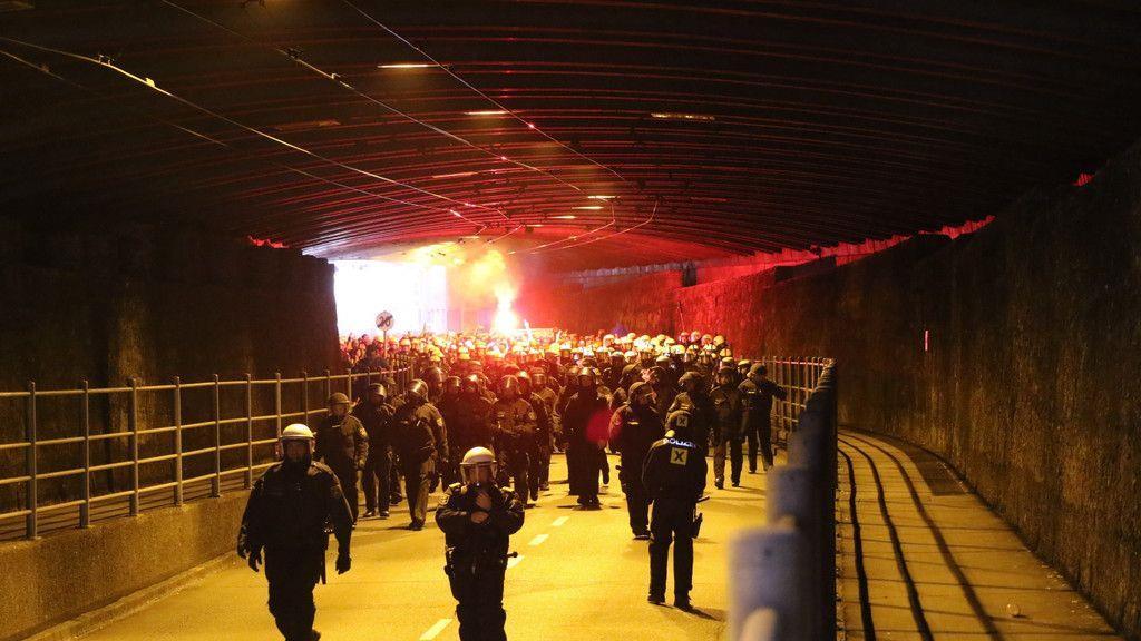 Fanmarsch Marseille vs. Red Bull Salzburg