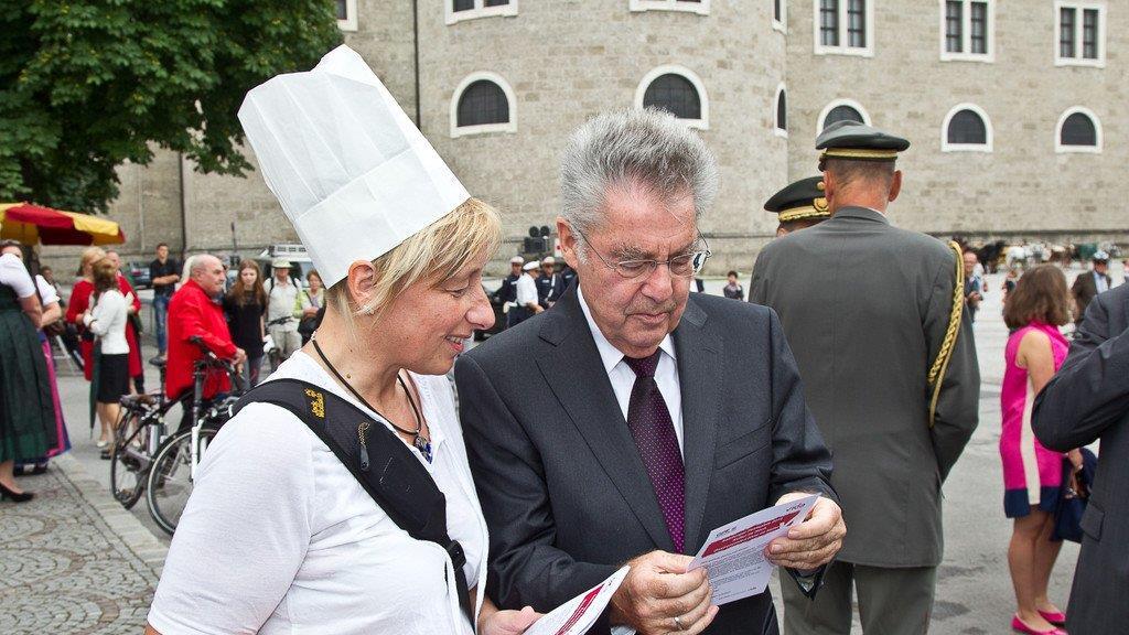 Gastronomen-Demo am Residenzplatz