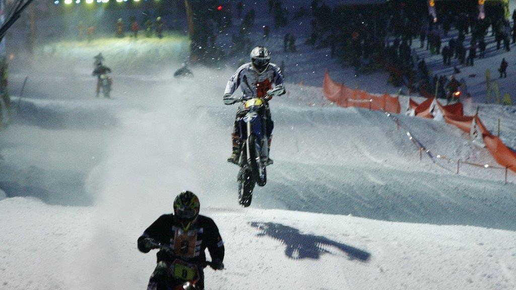 Snow Speedhill Race in Ried
