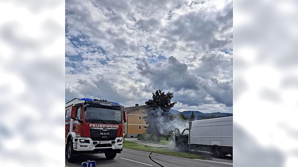 Fahrzeugbrand Thalgau