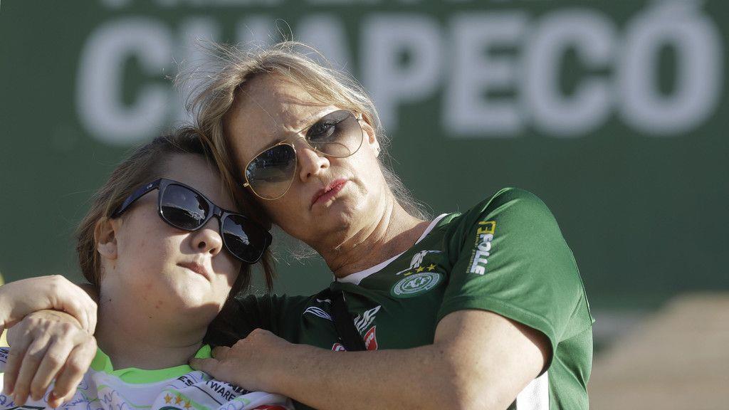 Chapecoense-Fans trauern