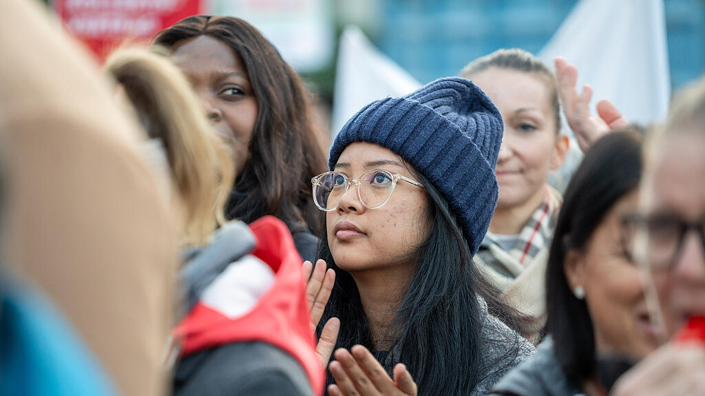 Pflege-Demo in Salzburg
