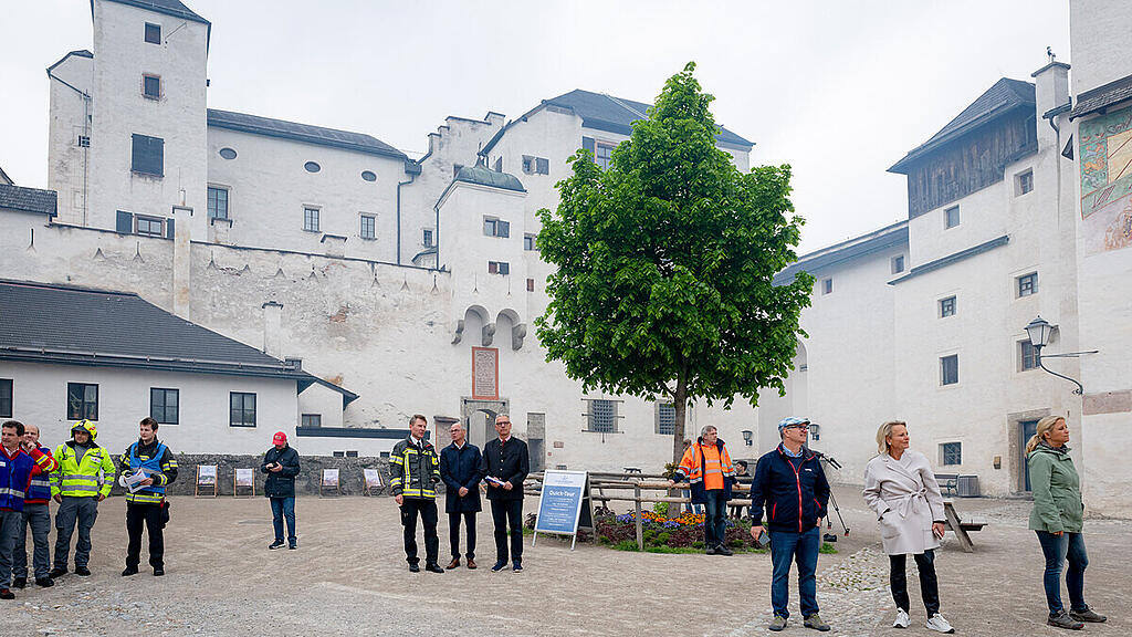 Feuerwehr-Übung auf der Festung, II