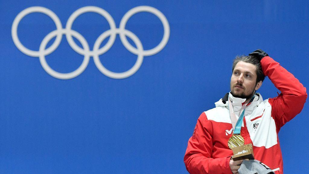 Zweites Olympia-Gold für Hirscher: Siegerehrung