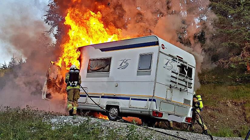 Wohnmobil-Brand St. Michael
