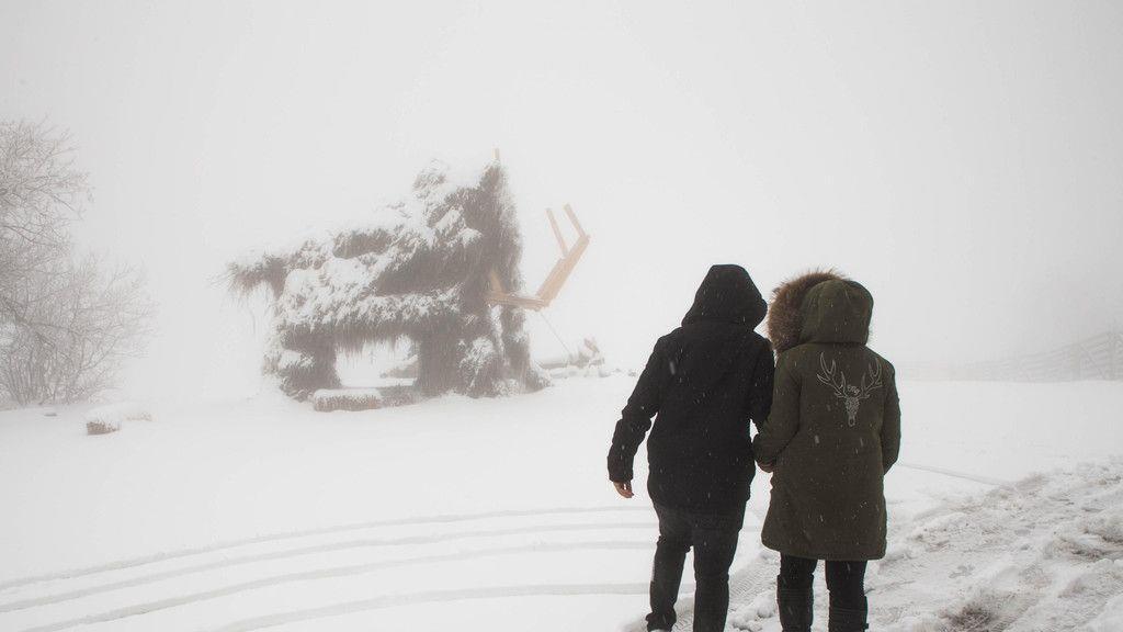 Schnee am Gaisberg