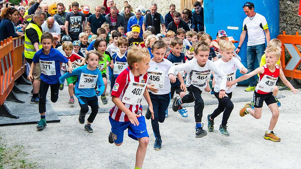 Die Kids waren mit vollem Elan dabei.