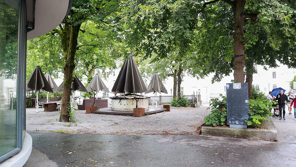 Gastgarten des "Posthofs"