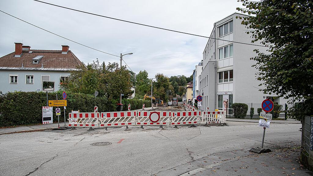 Baustelle Willibald-Hauthaler-Straße