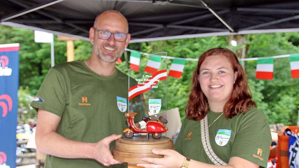 Vespa Treffen beim Latschenwirt