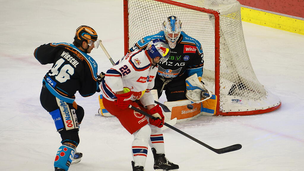 Eishockey: Red Bull Salzburg vs. Black Wings Linz