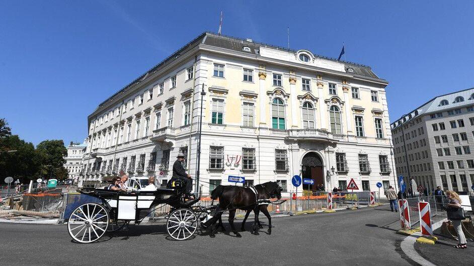 Baustelle vor Bundeskanzleramt gestoppt