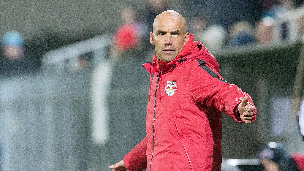 Letsch in seiner Zeit als Interimstrainer bei Red Bull Salzburg.