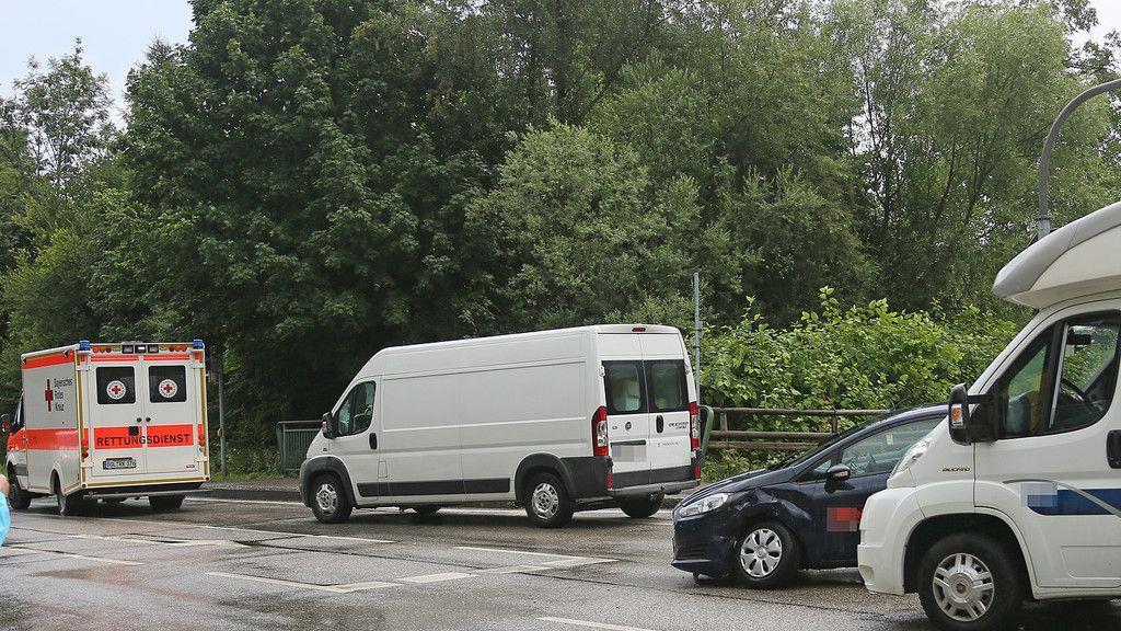 Unfall auf der B21 in Bad Reichenhall