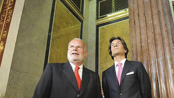 Grasser und sein Anwalt Ainedter