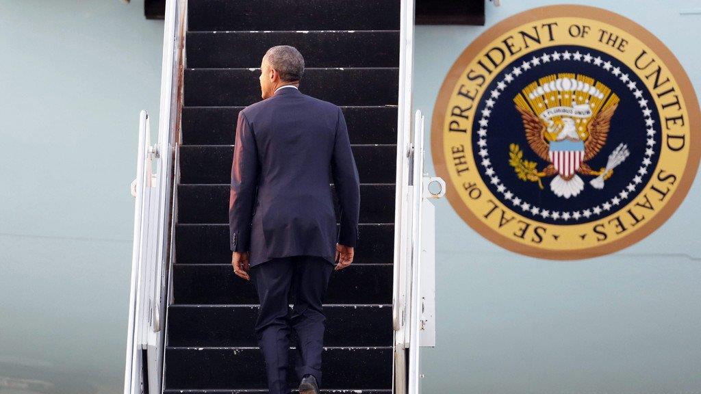 Die Air Force One in Aktion