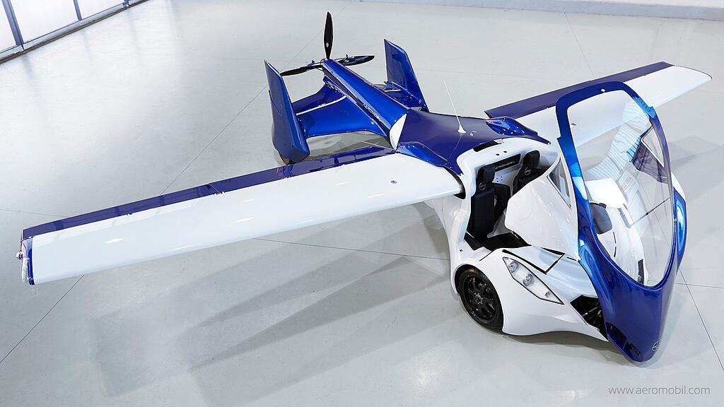 Dieses Modell von Aeromobil soll den Traum vom fliegenden Auto realisieren.