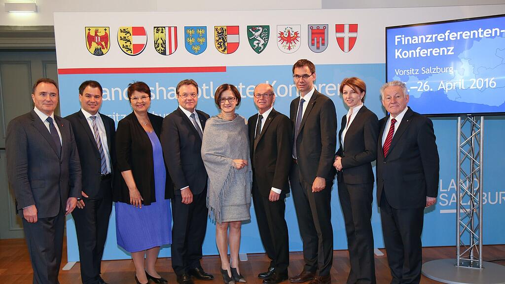 Das Treffen der Finanzreferenten ging im Vorsitzbundesland Salzburg über die Bühne.