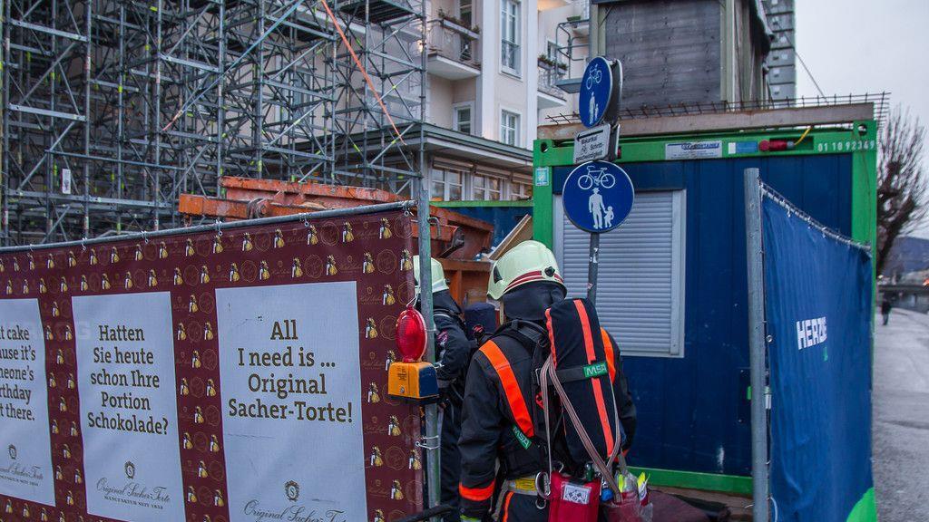 Brand im Hotel Sacher