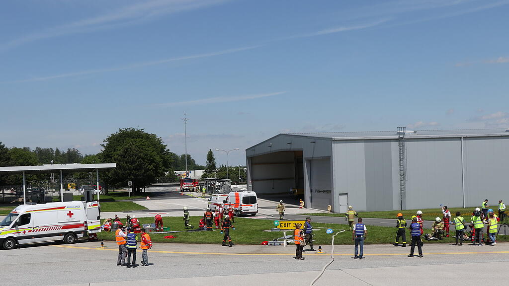 EInsatzübung, Salzburg Airport