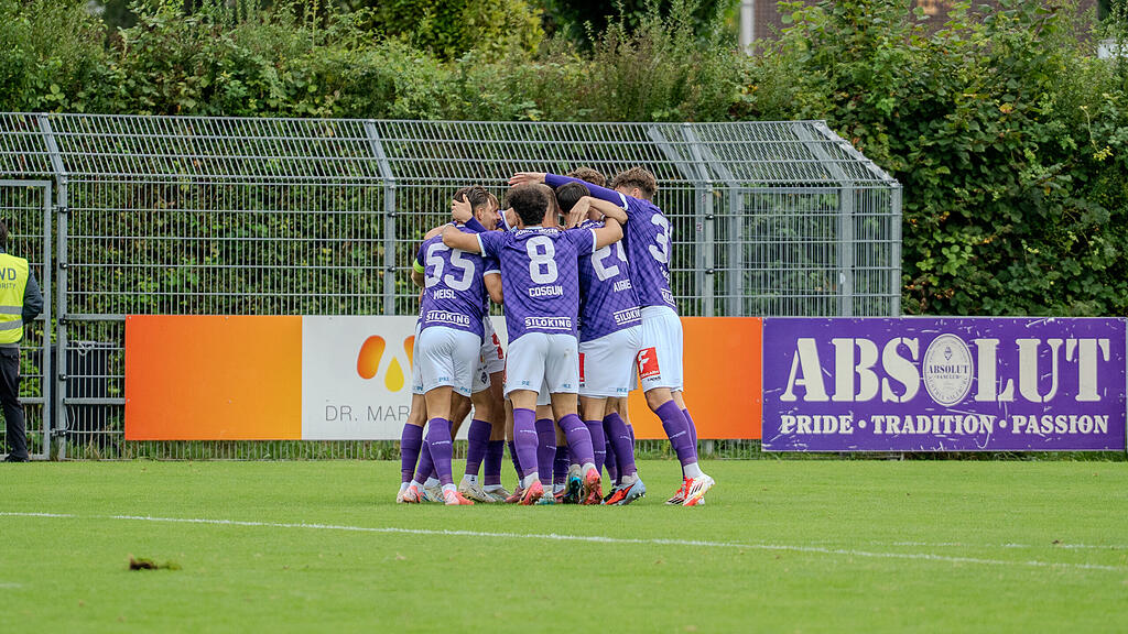 2. Liga: Austria Salzburg gegen Amstetten