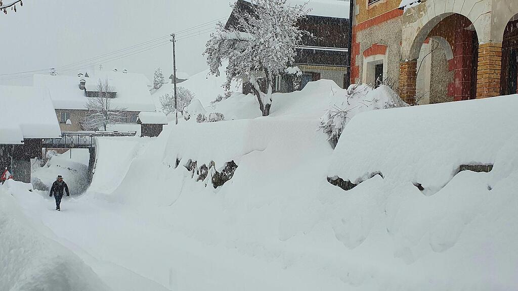 Wintereinbruch in Osttirol und K\u00e4rnten
