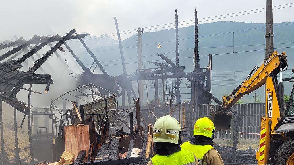 Brand Lagerhaus Kuchl