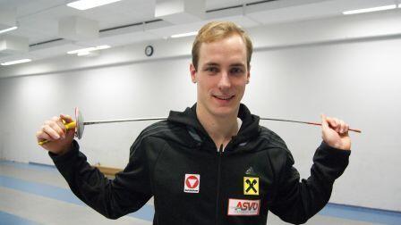 Der Kärntner Dominik Wolgemuth kämpft für den ASVÖ-Fechtclub Salzburg.