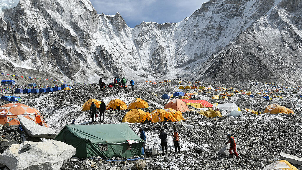 Tourismus auf dem Mount Everest