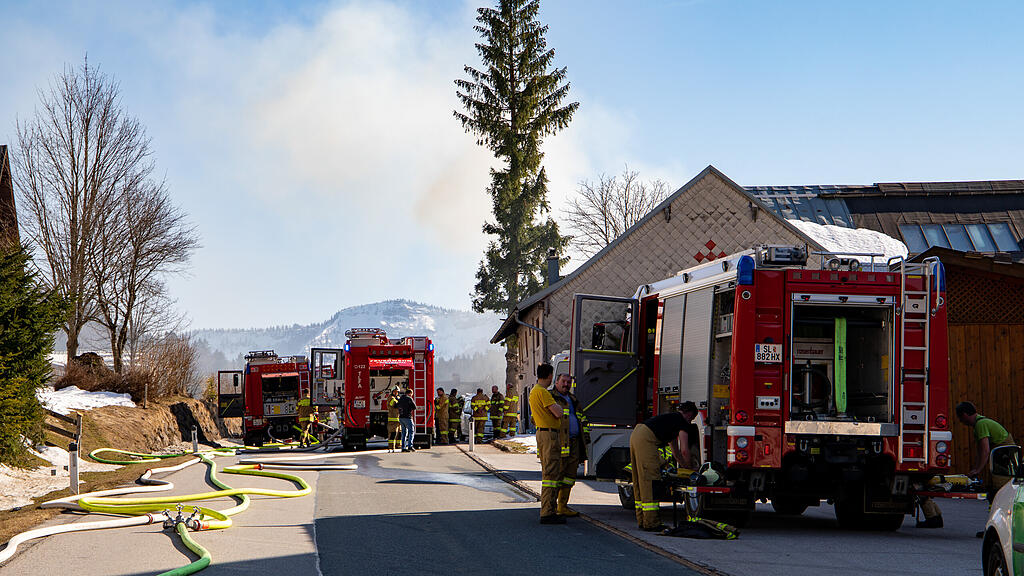 Hühnerstall, Faistenau, Brand, Flammen,