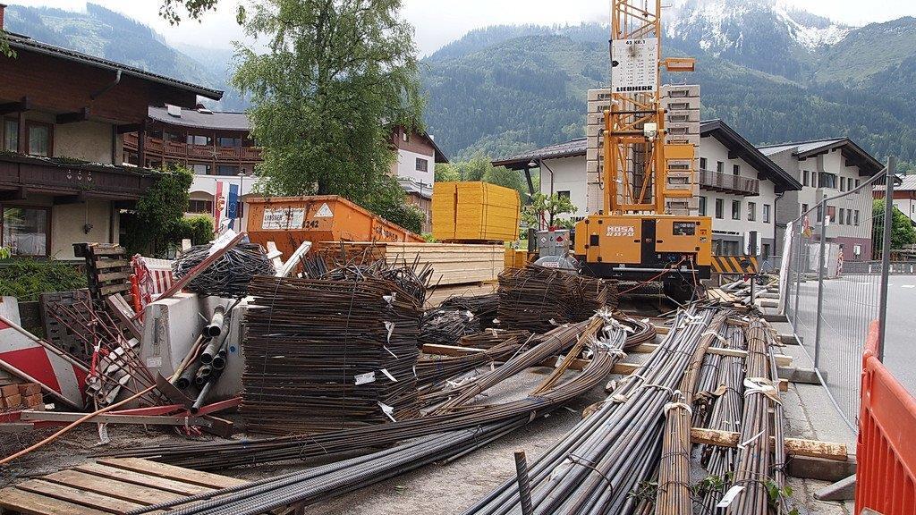 Brückenbau in Kaprun