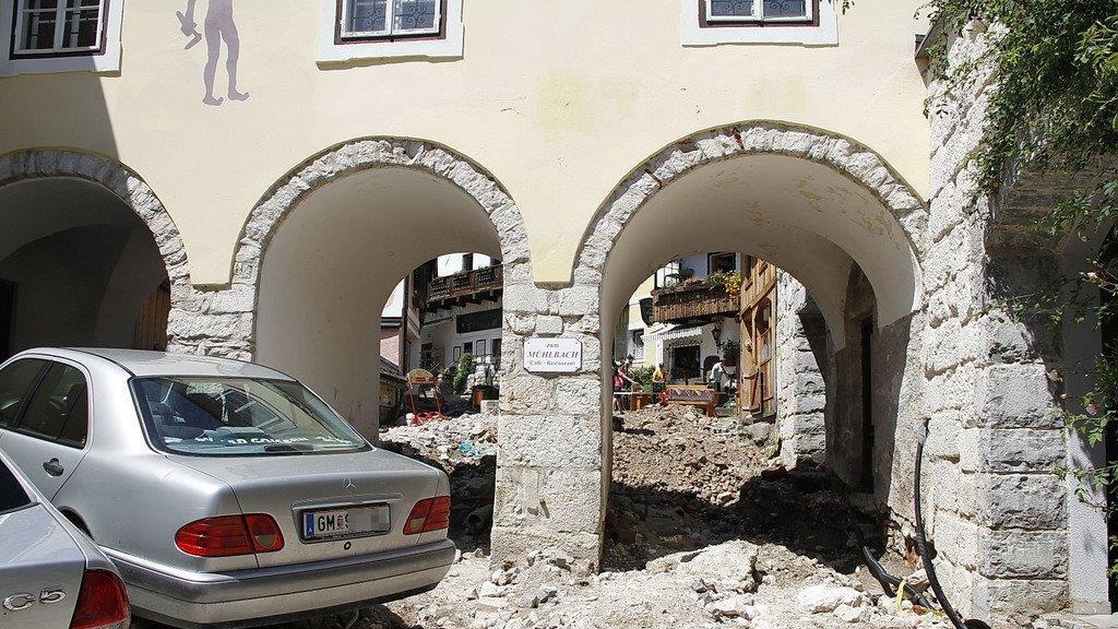 Mure verwüstet Hallstatt