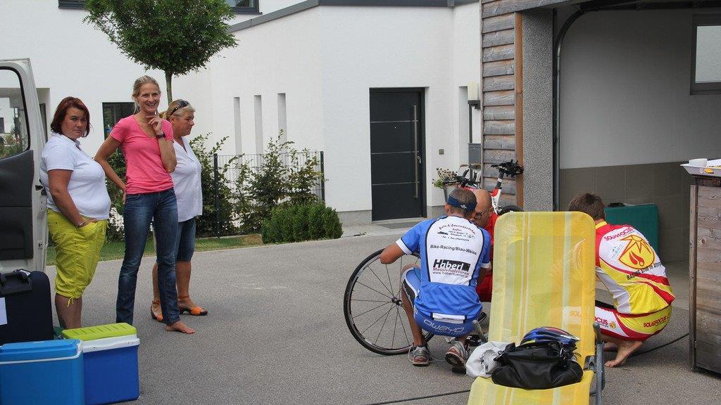 Team Solarfocus am Donnerstag