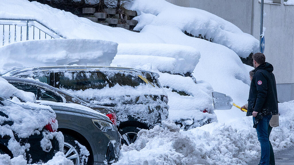 Neuschnee in Salzburg