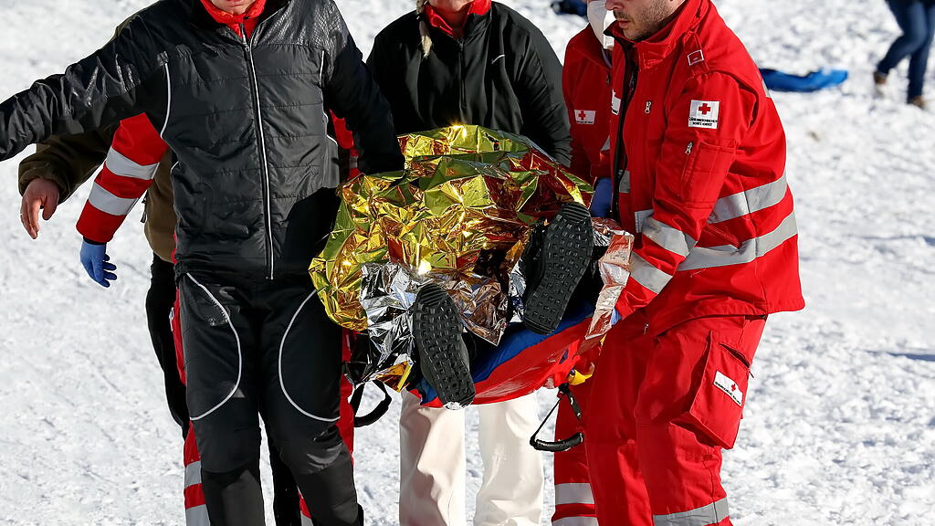 Rodelunfall am Gaisberg
