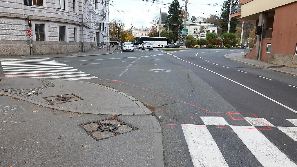 Verkehrsbehinderung Rudolfsplatz