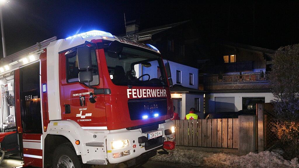 Bei dem Zimmerbrand in Zell am See wurde niemand verletzt.