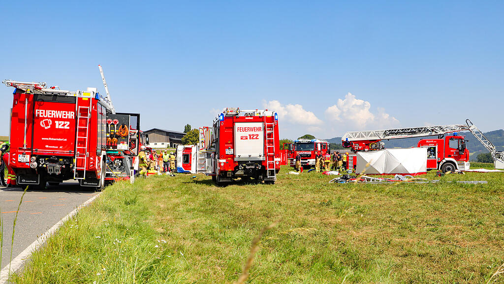 VU Feuerwehrauto Göming
